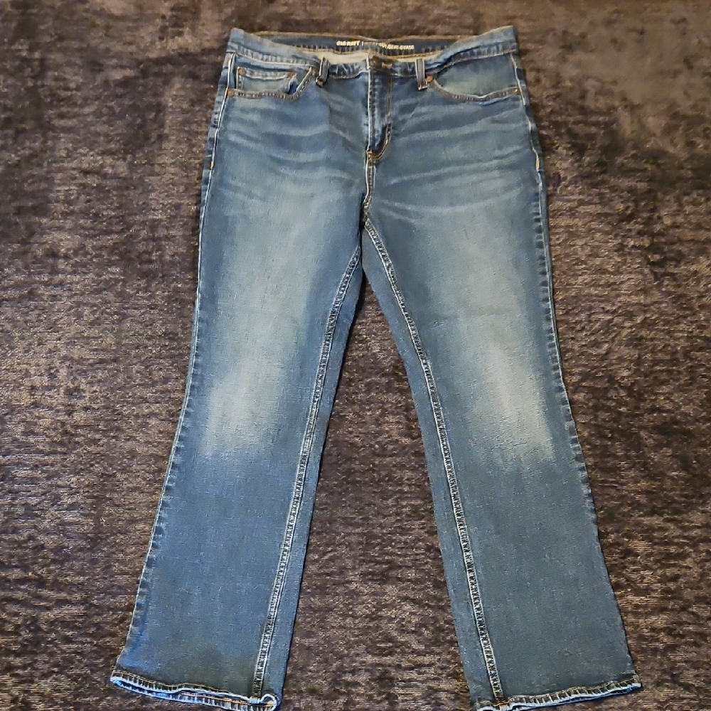 Men's Old Navy Bootcut Medium-Dark Wash Denim Size 34x30
